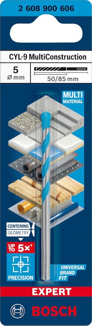 Bosch EXPERT CYL-9 MultiConstruction burgija 5 x 50 x 85 mm (2608900606)