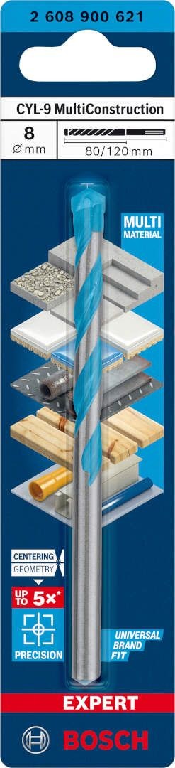 Bosch EXPERT CYL-9 MultiConstruction burgija 8 x 80 x 120 mm (2608900621)