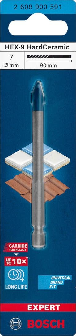 Bosch EXPERT HEX-9 HardCeramic burgija 7 x 90 mm (2608900591)