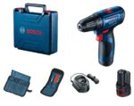 Akumulatorska bušilica - odvrtač (GSR 120 Li + 23-delni set bitova) Bosch 06019G8002