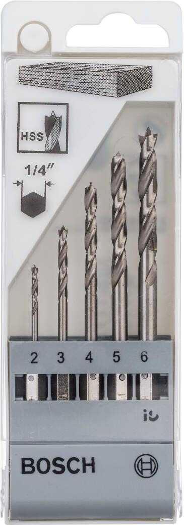 Set burgija za drvo sa bit prihvatom (2608595525) Bosch