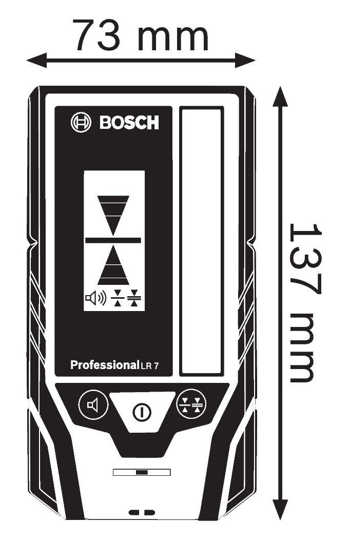 Laserski prijemnik (LR 7) Bosch 0601069J00